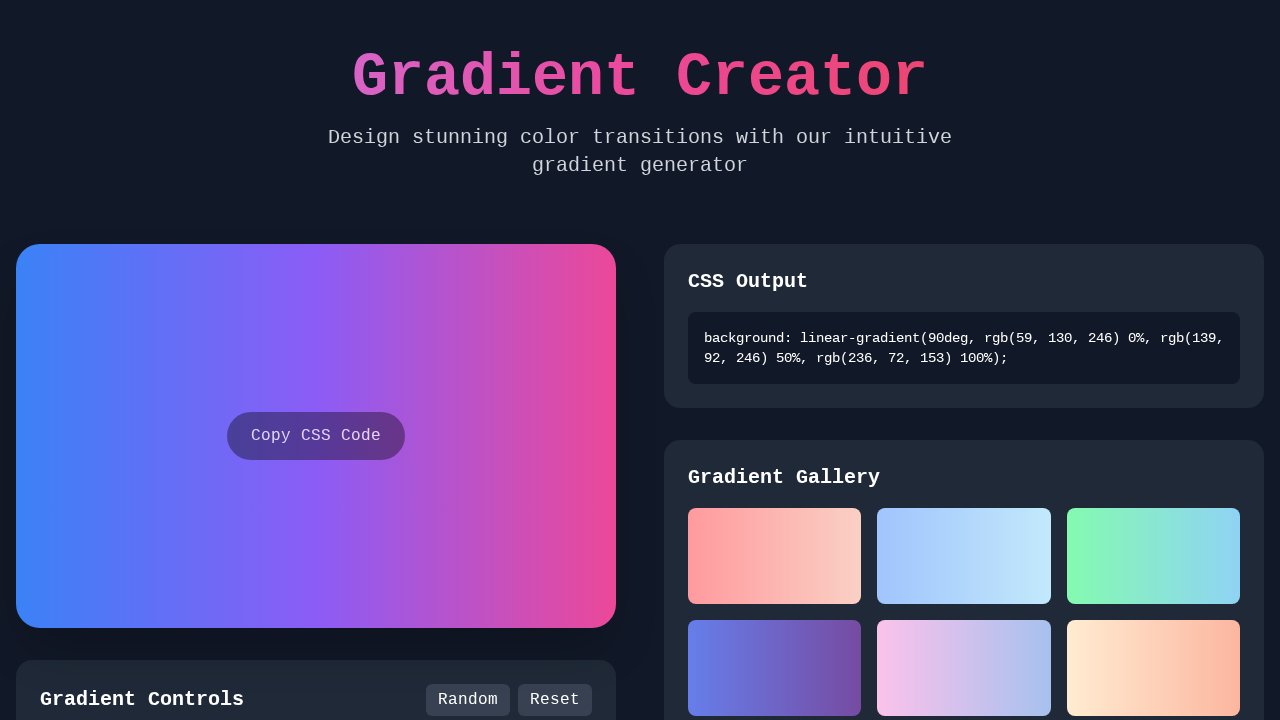  Gradient Creator
